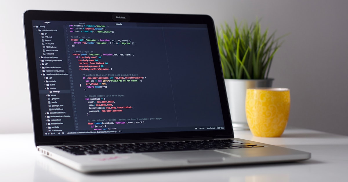 Coding workspace